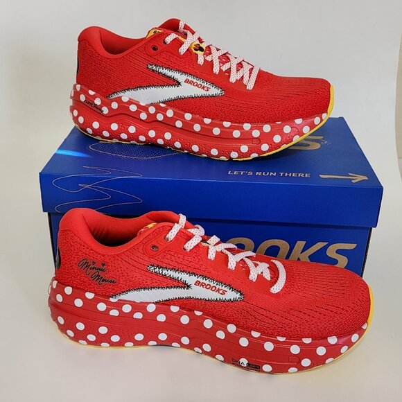 Run Disney Brooks Ghost Max 2 Minnie Mouse Women's Size  8.5 - Picture 1 of 9